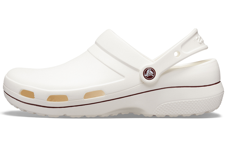 Crocs Wear-Resistant Cozy Sports Unisex White Brown Sandals 'White Brown' 205883-0FW