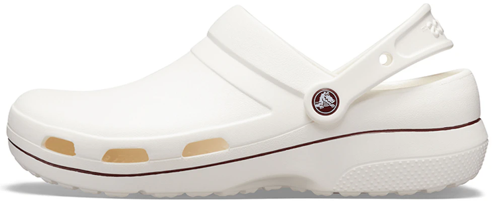 Crocs Wear-Resistant Cozy Sports Unisex White Brown Sandals 'White Brown' 205883-0FW Buy Crocs Wear-Resistant Cozy Sports Unisex White Brown Sandals 'White Brown' 205883-0FW