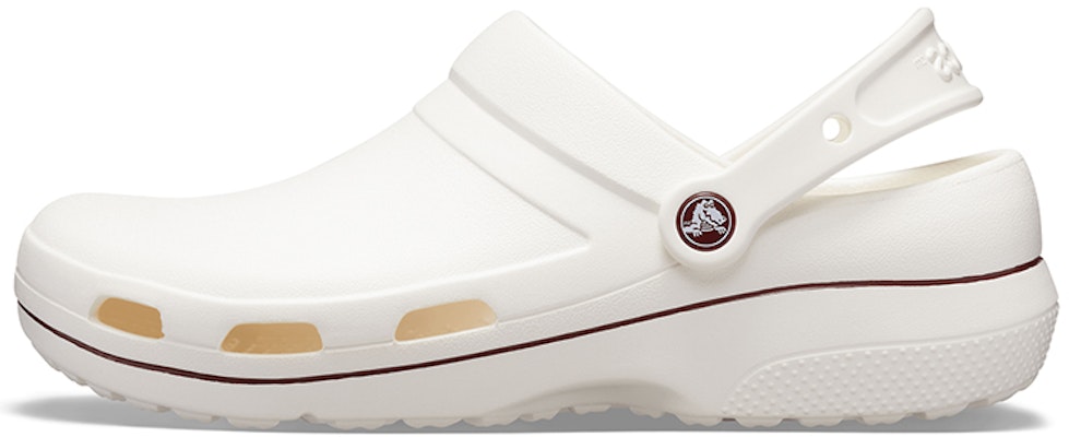 Crocs Wear-Resistant Cozy Sports Unisex White Brown Sandals 'White Brown' 205883-0FW Buy Crocs Wear-Resistant Cozy Sports Unisex White Brown Sandals 'White Brown' 205883-0FW