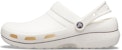 Sandal Unisex Crocs Tahan Lasak Selesa Putih Coklat 'White Brown' 205883-0FW