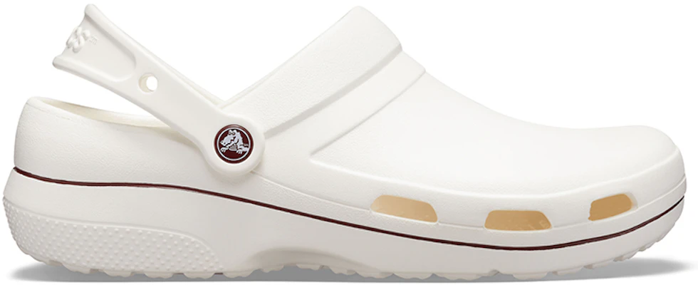 Crocs Wear-Resistant Cozy Sports Unisex White Brown Sandals 'White Brown' 205883-0FW Order Crocs Wear-Resistant Cozy Sports Unisex White Brown Sandals 'White Brown' 205883-0FW