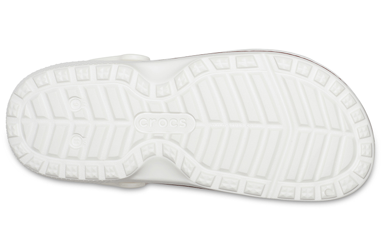 Sizing Crocs Wear-Resistant Cozy Sports Unisex White Brown Sandals 'White Brown' 205883-0FW