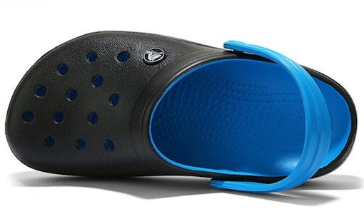 Crocs 耐磨轻便舒适运动男女黑蓝凉鞋 '黑蓝' 205237-49S Lookbook Crocs 耐磨轻便舒适运动男女黑蓝凉鞋 '黑蓝' 205237-49S