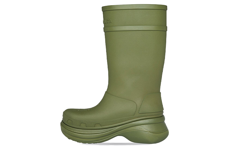 Crocs x Balenciaga Clog Boot 2.0 'Army Green' 677384W1S8E3195