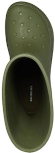 Crocs x Balenciaga 巴黎世家 膠質 時尚戶外中筒靴 綠色 Shop Crocs x Balenciaga 巴黎世家 膠質 時尚戶外中筒靴 綠色
