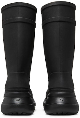 Crocs x Balenciaga Clog Boot 2.0 'Black' 677384W1S8E1000 Details for Crocs x Balenciaga Clog Boot 2.0 'Black' 677384W1S8E1000