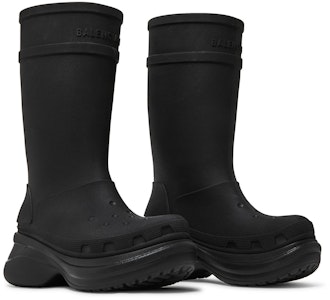 Crocs x Balenciaga 巴黎世家 塑膠中筒靴 黑色 Cheap Crocs x Balenciaga 巴黎世家 塑膠中筒靴 黑色