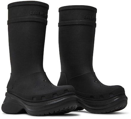 Crocs x Balenciaga Clog Boot 2.0 'Black' 677384W1S8E1000 Cheap Crocs x Balenciaga Clog Boot 2.0 'Black' 677384W1S8E1000