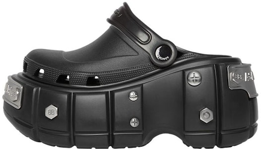 Crocs x Balenciaga 硬胶凉鞋 '黑色' 687397-W1S8N-1081 Buy Crocs x Balenciaga 硬胶凉鞋 '黑色' 687397-W1S8N-1081