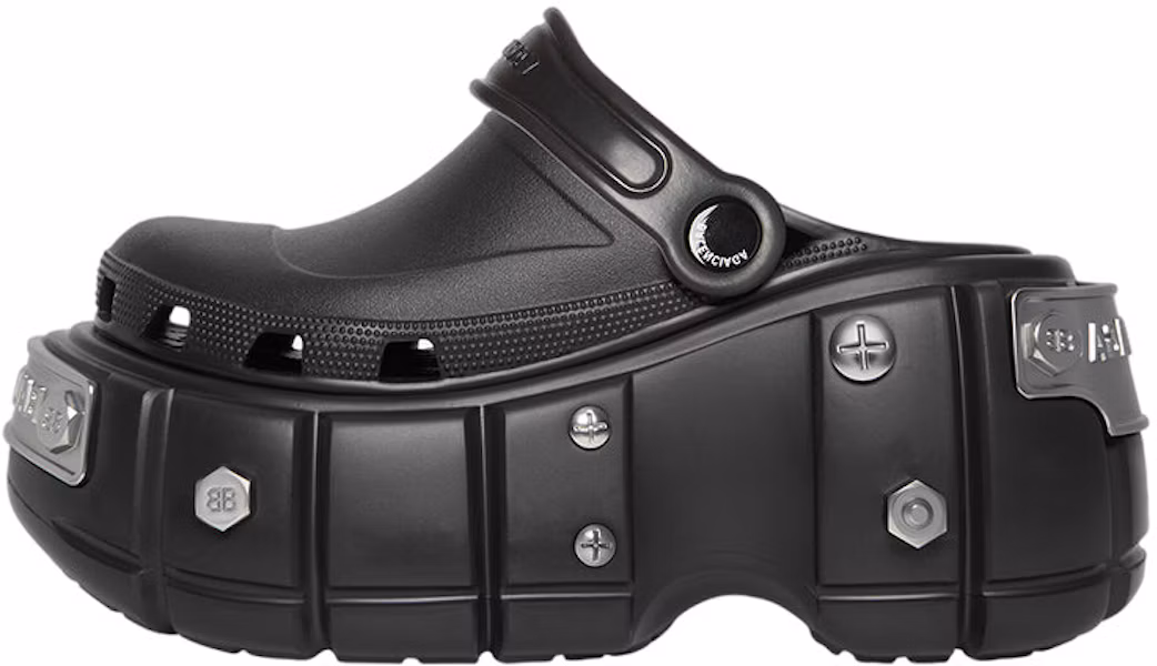 Crocs x Balenciaga HardCrocs Sandal 'Black' 687397-W1S8N-1081 Lookbook Crocs x Balenciaga HardCrocs Sandal 'Black' 687397-W1S8N-1081
