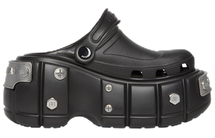Shop Crocs x Balenciaga HardCrocs Sandal 'Black' 687397-W1S8N-1081
