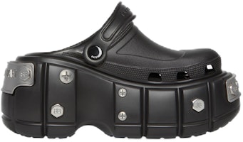 Shop Crocs x Balenciaga HardCrocs Sandal 'Black' 687397-W1S8N-1081