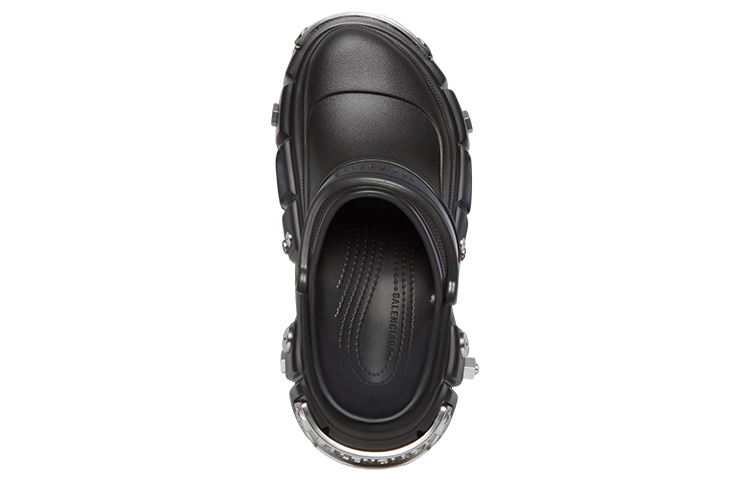 Purchase Crocs x Balenciaga 黑色硬质凉鞋 687397W1S8N1081-/-687398W1S8N1081