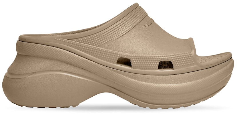 Crocs x Balenciaga 游泳拖鞋「米色」677386-W1S8E-2500 Order Crocs x Balenciaga 游泳拖鞋「米色」677386-W1S8E-2500