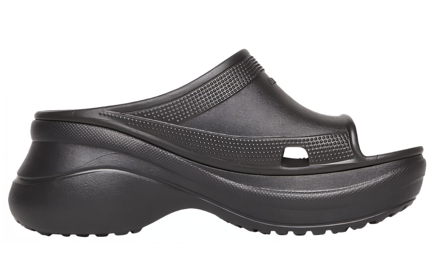 Lookbook Crocs x Balenciaga Pool Slide Sandal 'Black' 677386W1S8E1000