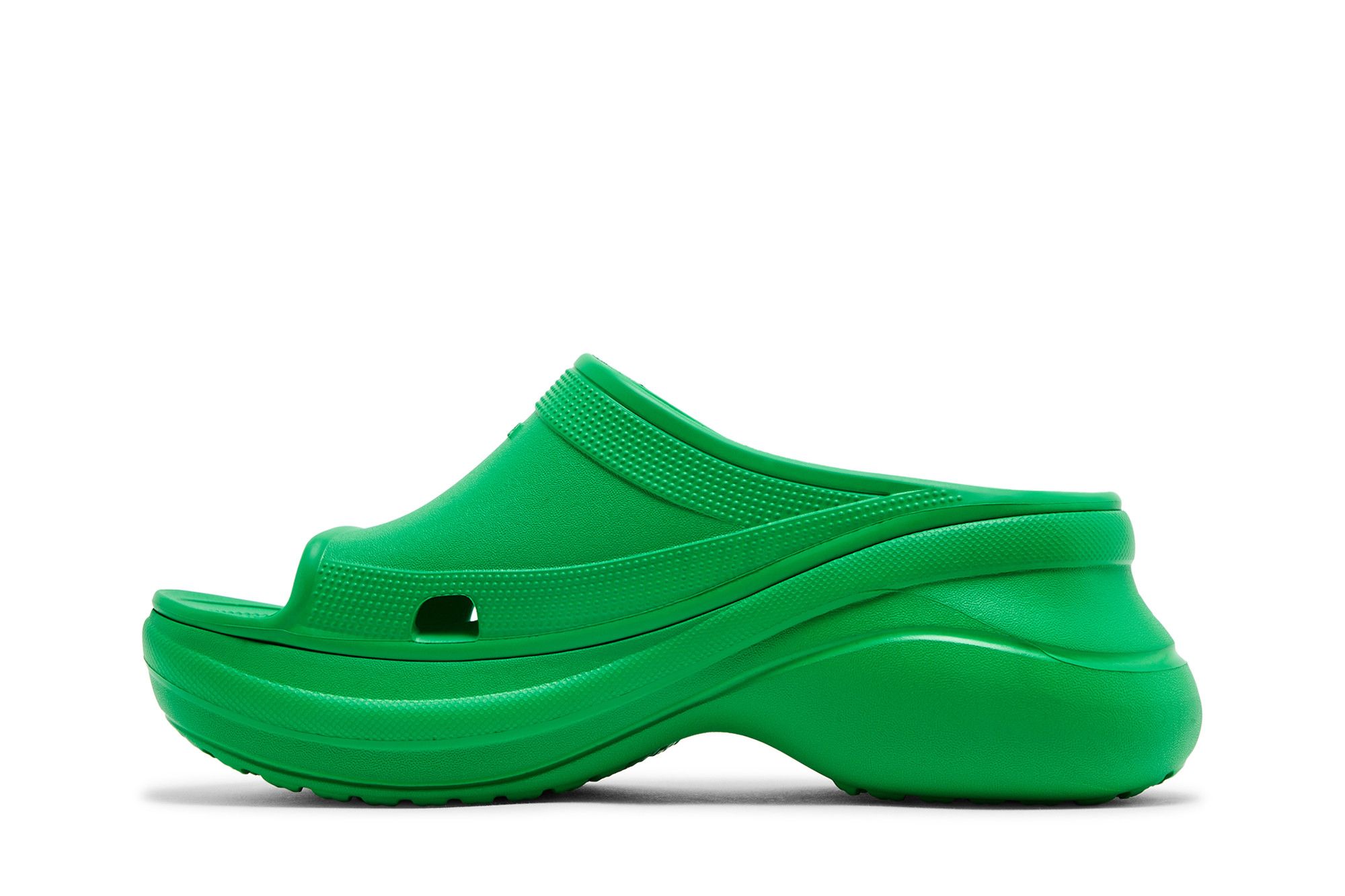 Lookbook Crocs x Balenciaga 泡池拖鞋‘绿色’ 677386-W1S8E-3033