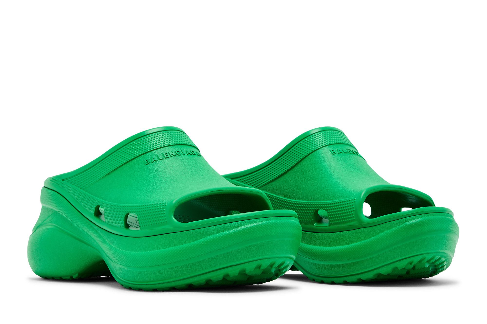 Cheap Crocs x Balenciaga 泡池拖鞋‘绿色’ 677386-W1S8E-3033