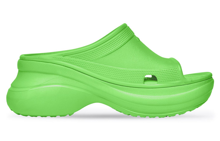 Order バレンシアガ Crocs プールスライド (ネオングリーン) 677386W1S8E3500