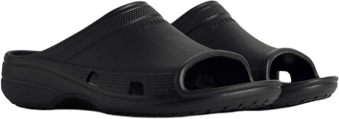 Crocs x Balenciaga Slide Sandal Black 793445W1S8E1000 Lookbook Crocs x Balenciaga Slide Sandal Black 793445W1S8E1000