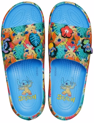 Crocs x 迪士尼 小缝经典拖鞋 '多色蓝' 209788-4TB Order Crocs x 迪士尼 小缝经典拖鞋 '多色蓝' 209788-4TB