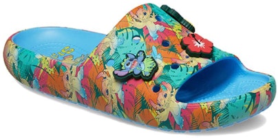 Crocs x 迪士尼 小缝经典拖鞋 '多色蓝' 209788-4TB Lookbook Crocs x 迪士尼 小缝经典拖鞋 '多色蓝' 209788-4TB