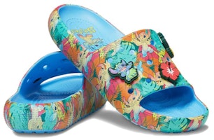 Crocs x 迪士尼 小缝经典拖鞋 '多色蓝' 209788-4TB Shop Crocs x 迪士尼 小缝经典拖鞋 '多色蓝' 209788-4TB