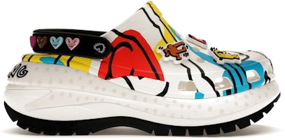 Crocs x Keith Haring Mega Crush Clog 'White Multi' 209822-001 Crocs x Keith Haring Mega Crush Clog 'White Multi' 209822-001