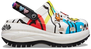 Crocs x Keith Haring Mega Crush Zueco 'Blanco Multicolor' 209822-001 Order Crocs x Keith Haring Mega Crush Zueco 'Blanco Multicolor' 209822-001