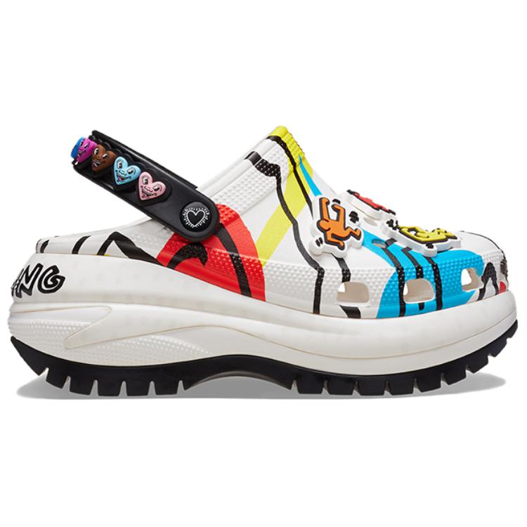 Lookbook Artestar x Crocs卡駱馳 哈林光輪舒適休閒透氣 防滑耐磨 洞洞鞋 男女同款 白色