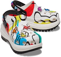 Crocs x Keith Haring Mega Crush Zueco 'Blanco Multicolor' 209822-001 Shop Crocs x Keith Haring Mega Crush Zueco 'Blanco Multicolor' 209822-001