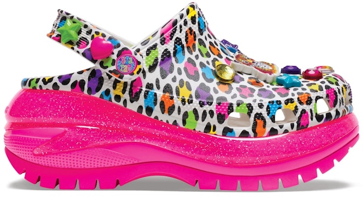 Crocs x Lisa Frank 粉色多彩厚底凉鞋 207735-6QQ Buy Crocs x Lisa Frank 粉色多彩厚底凉鞋 207735-6QQ