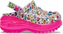 Crocs x Lisa Frank Mega Crush Clogs 'Pink Multi' - Pelbagai Merah Jambu 207735-6QQ