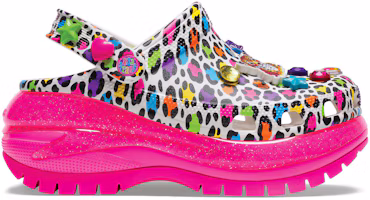 Order Crocs x Lisa Frank Mega Crush Clogs 'Pink Multi' - Pelbagai Merah Jambu 207735-6QQ