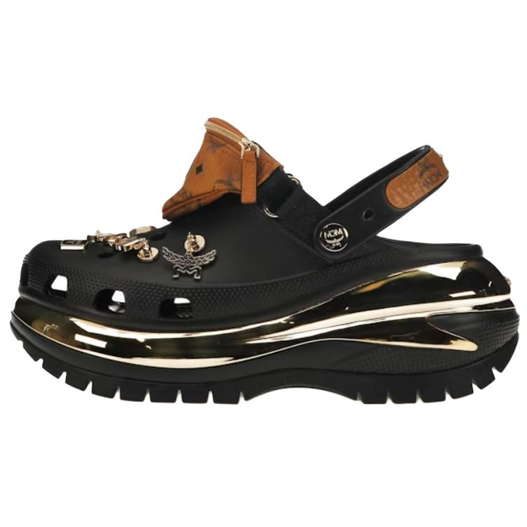 Crocs x MCM Casual Comfort Clogs Black MEXDAMM08BK365