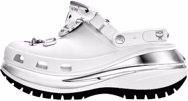 MCM Crocs x Mega Crush Clogs 'White Silver' MEXDAMM08WT MCM Crocs x Mega Crush Clogs 'White Silver' MEXDAMM08WT