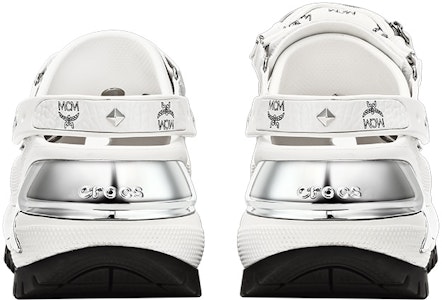 MCM Crocs x Mega Crush Clogs 'Putih Perak' MEXDAMM08WT Purchase MCM Crocs x Mega Crush Clogs 'Putih Perak' MEXDAMM08WT