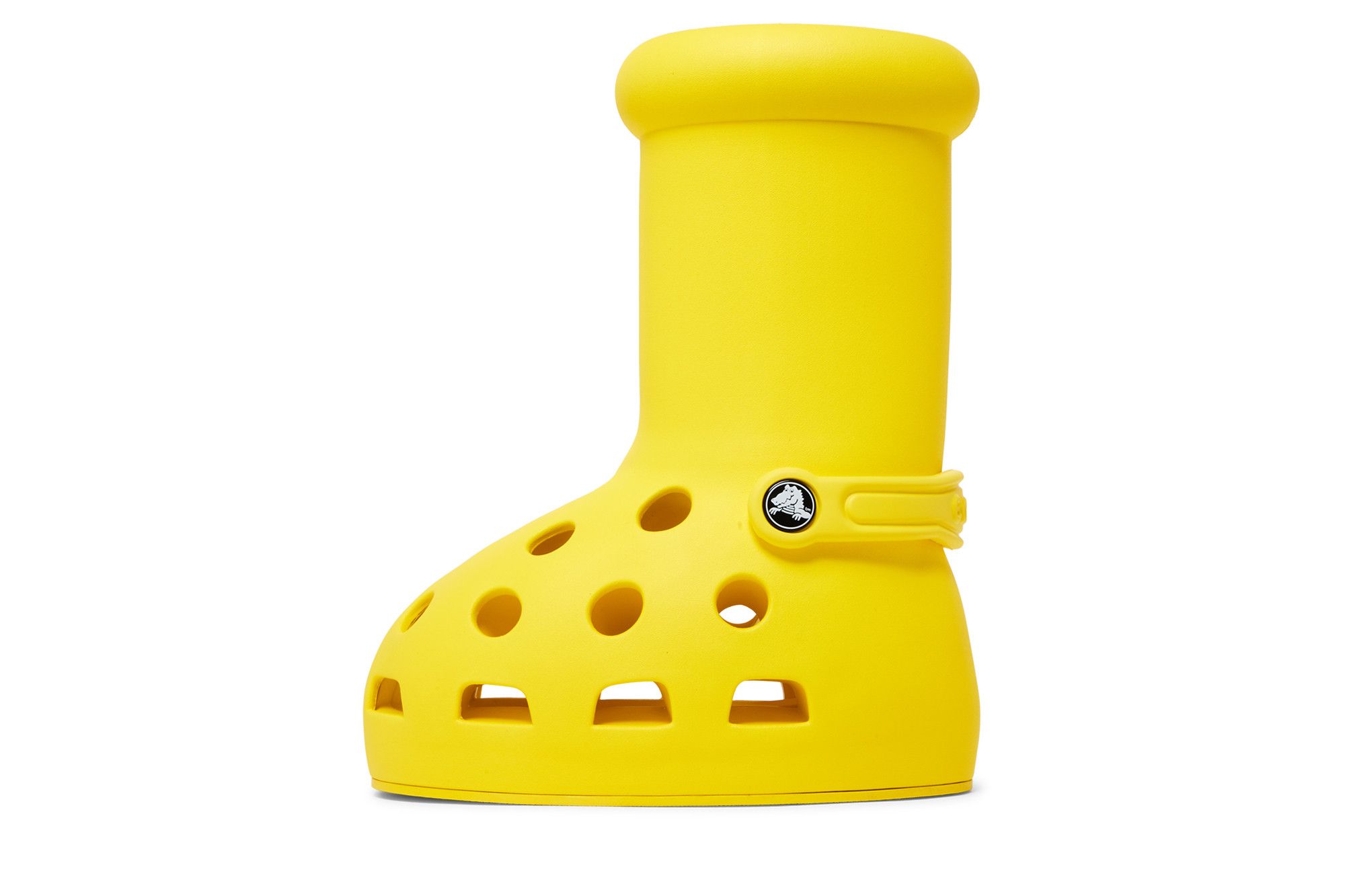 Shop Crocs x MSCHF But Merah Besar 'Kuning' MSCHF010-Y