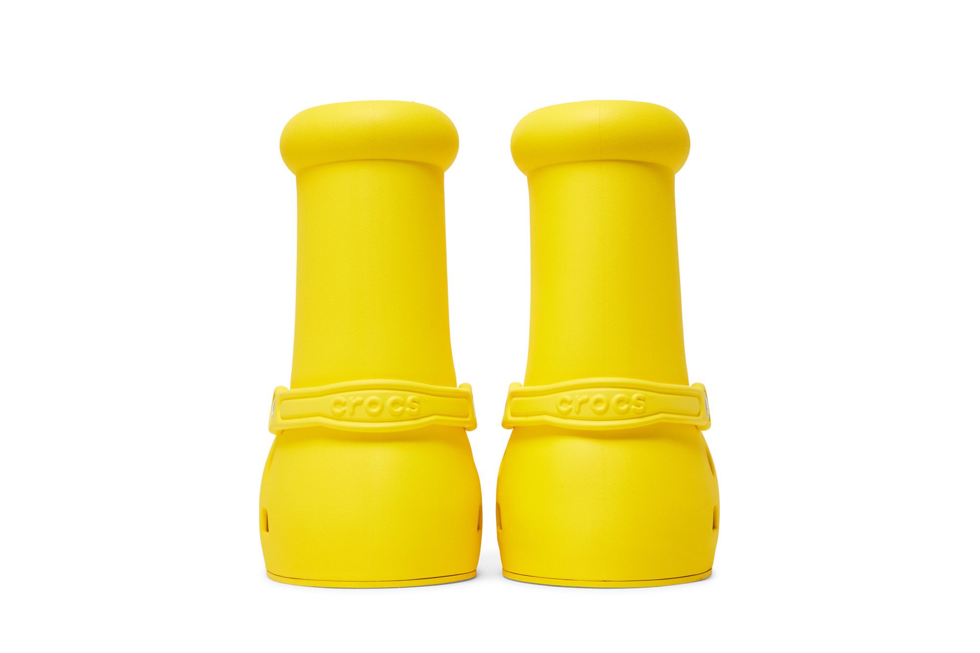 Sizing Crocs x MSCHF But Merah Besar 'Kuning' MSCHF010-Y