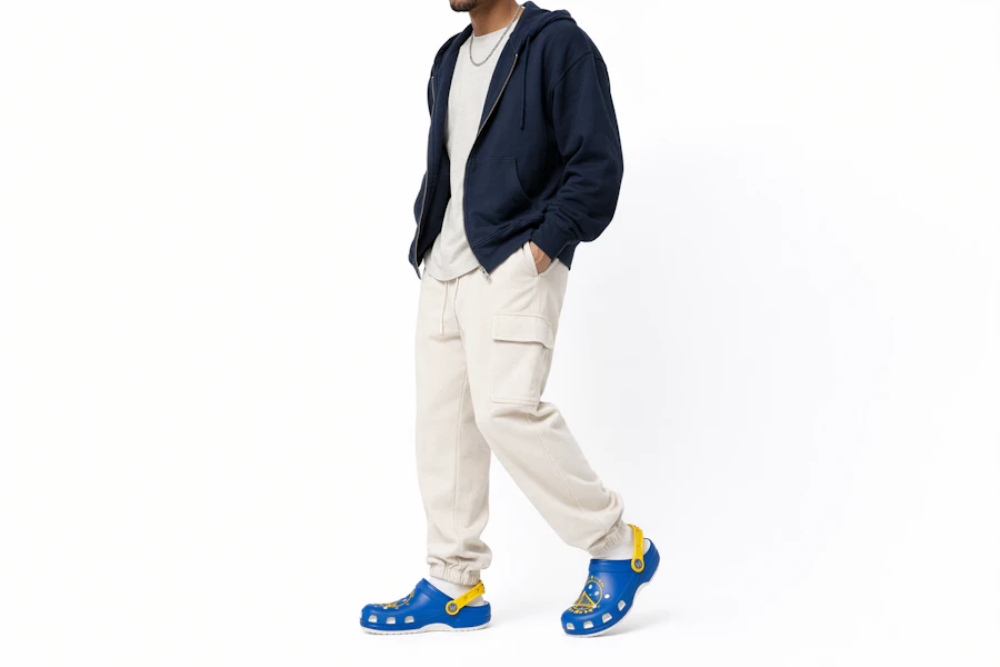 Crocs x NBA 勇士经典洞洞鞋 '蓝黄' 209443-100 Order Crocs x NBA 勇士经典洞洞鞋 '蓝黄' 209443-100