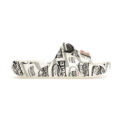 Crocs Pringles Classic Slide Black White