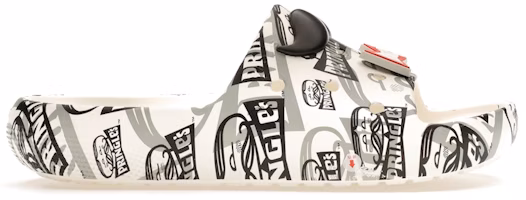 Crocs x Pringles Classic Slide Black White 209692 Crocs x Pringles Classic Slide Black White 209692