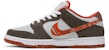 Crushed Skate Shop x Nike SB Dunk Low QS 'Kelabu Zaitun/Jingga Mantra' DH7782-001