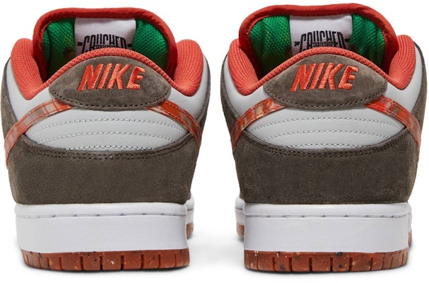 Crushed Skate Shop x Nike SB Dunk Low QS 'Olive Grey/Mantra Orange' DH7782-001 Details for Crushed Skate Shop x Nike SB Dunk Low QS 'Olive Grey/Mantra Orange' DH7782-001