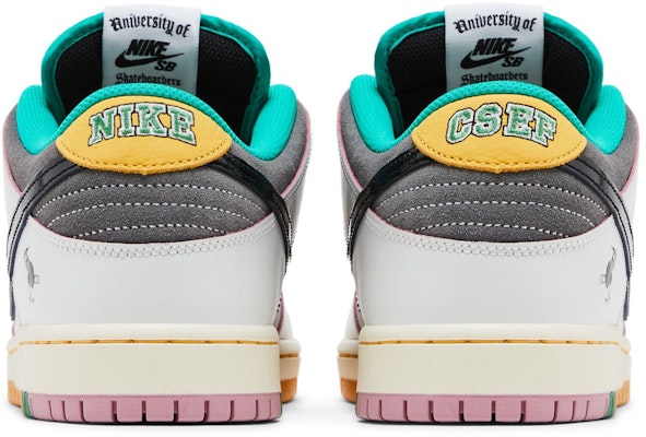 CSEF x Nike Dunk Low SB 'Blanco Esmeralda Transparente' HJ4132-100 Details for CSEF x Nike Dunk Low SB 'Blanco Esmeralda Transparente' HJ4132-100
