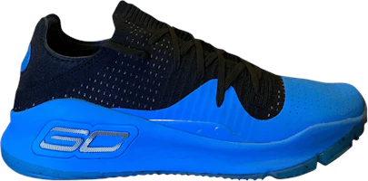 Curry 4 Low 'Blue Black' Sample 3021707-300-S Curry 4 Low 'Blue Black' Sample 3021707-300-S
