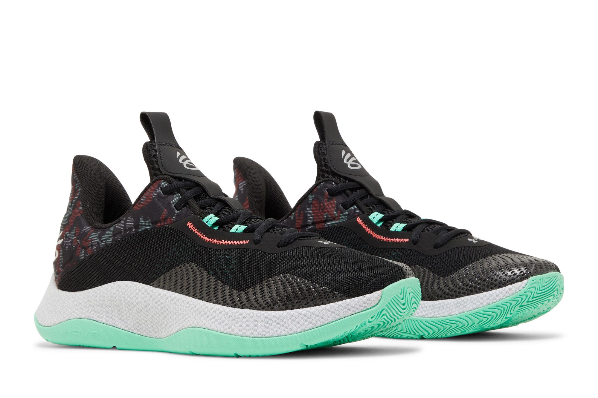 Cheap Curry HOVR Splash 2 '黑色防凍迷彩' 3025636-002