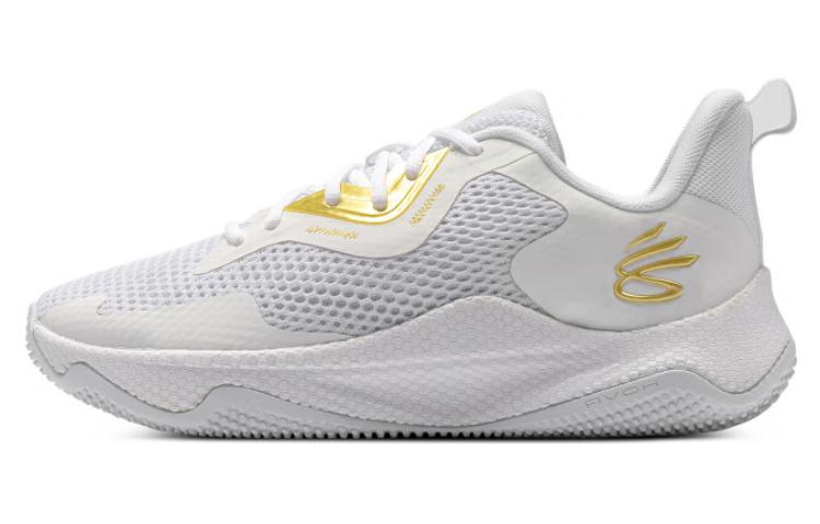Curry HOVR Splash 3 'White Metallic Gold' 3026275-101