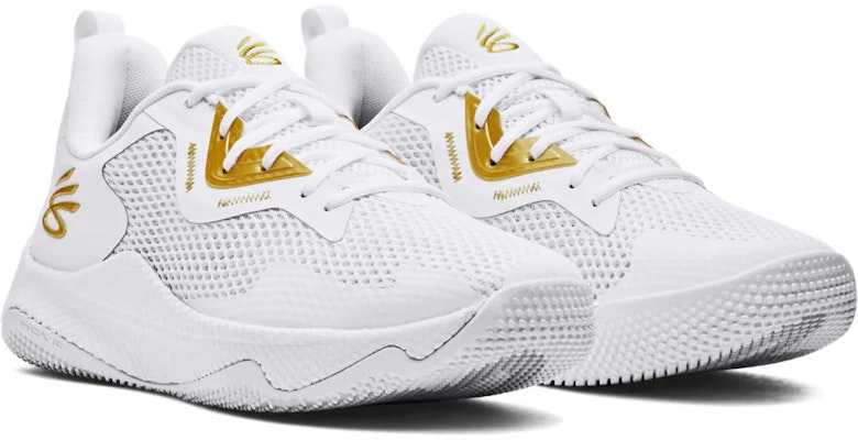 Curry HOVR Splash 3 'White Metallic Gold' 3026275-101 Lookbook Curry HOVR Splash 3 'White Metallic Gold' 3026275-101