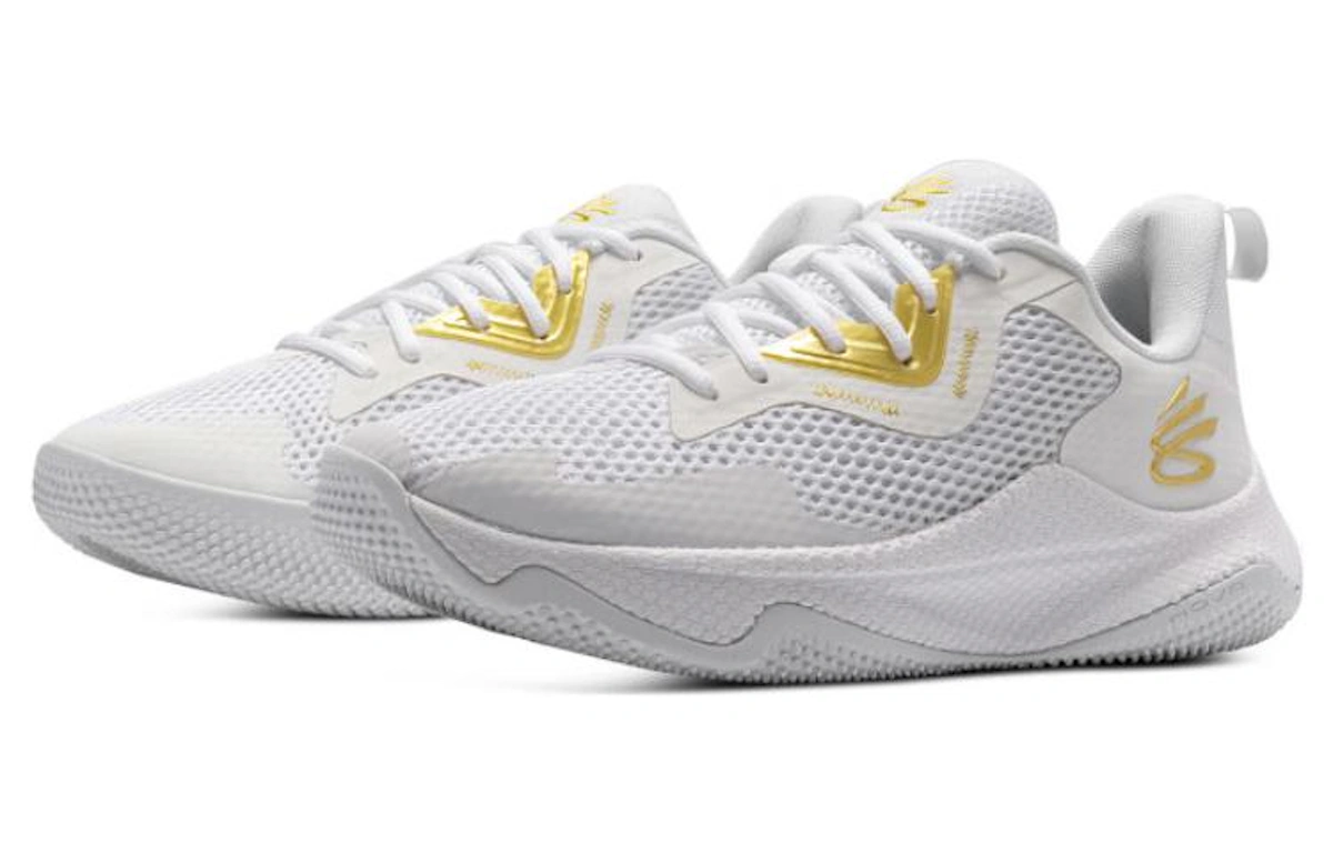 Curry HOVR Splash 3 'White Metallic Gold'