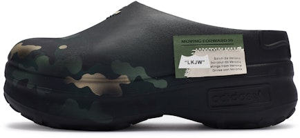 Custom Adidas AdiFOM Stan Smith Mule Camo Black Military-Style Slip-On Shoes. IE4626 (Team80- Defend Our Homeland) Custom Adidas AdiFOM Stan Smith Mule Camo Black Military-Style Slip-On Shoes. IE4626 (Team80- Defend Our Homeland)